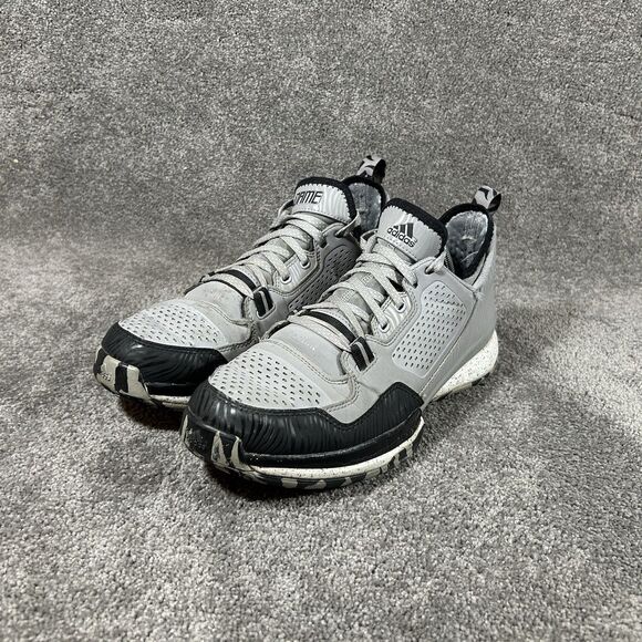 Adidas D Lillard 1 Light Onix Dame Oakland Raiders Shoes S85165 Men’s Size 10 - Picture 6 of 13